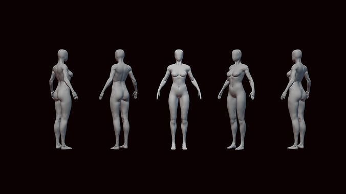 Woman body model sculpting Free 3D model