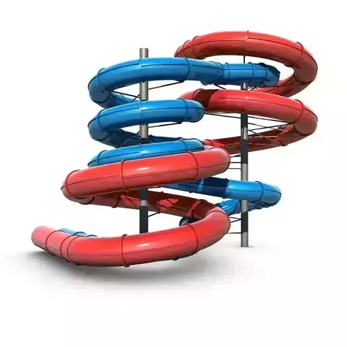 Aquapark Slides 3D model