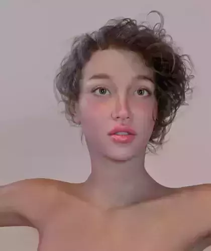 Female Advanced V2 Low-poly 3D model