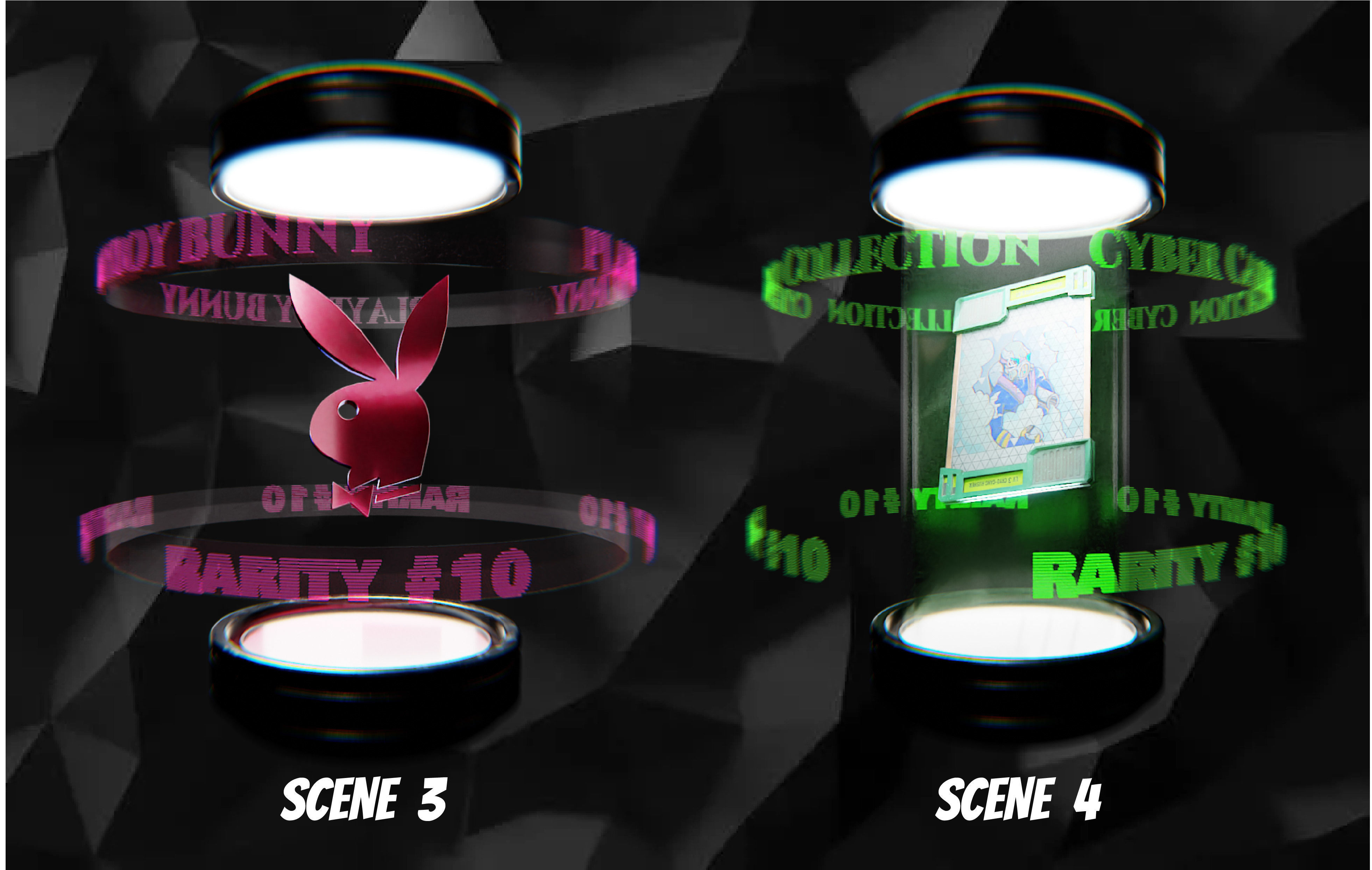 Nft Coin Blender Template Asset 3D model_5