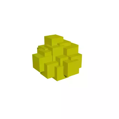 ABSTRACT 3D MODEL cubes
