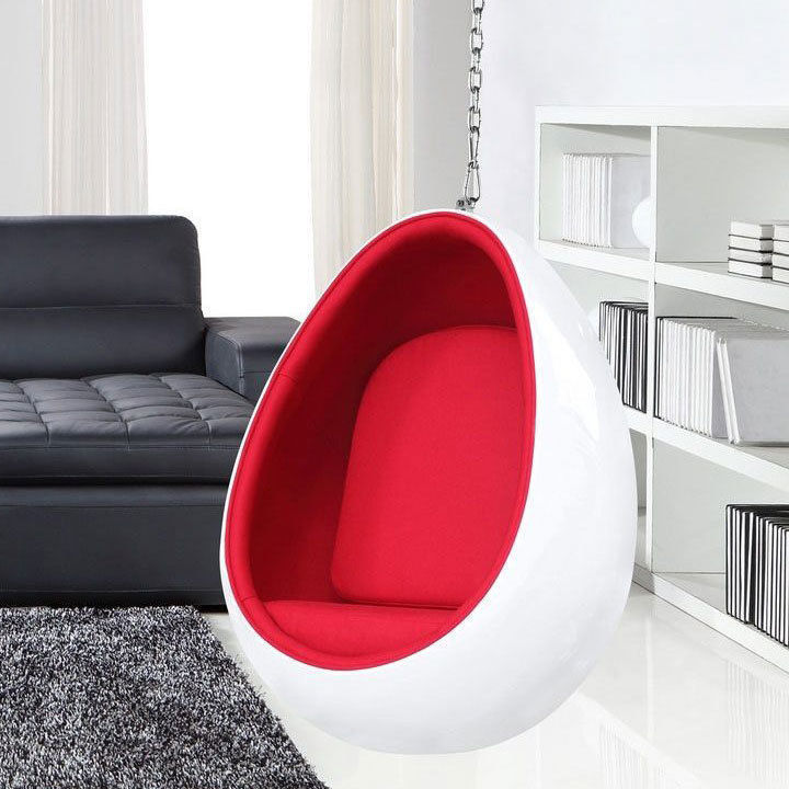 Egg Chair or Hanging Chair for living room or balcony ceiling 3D model_16