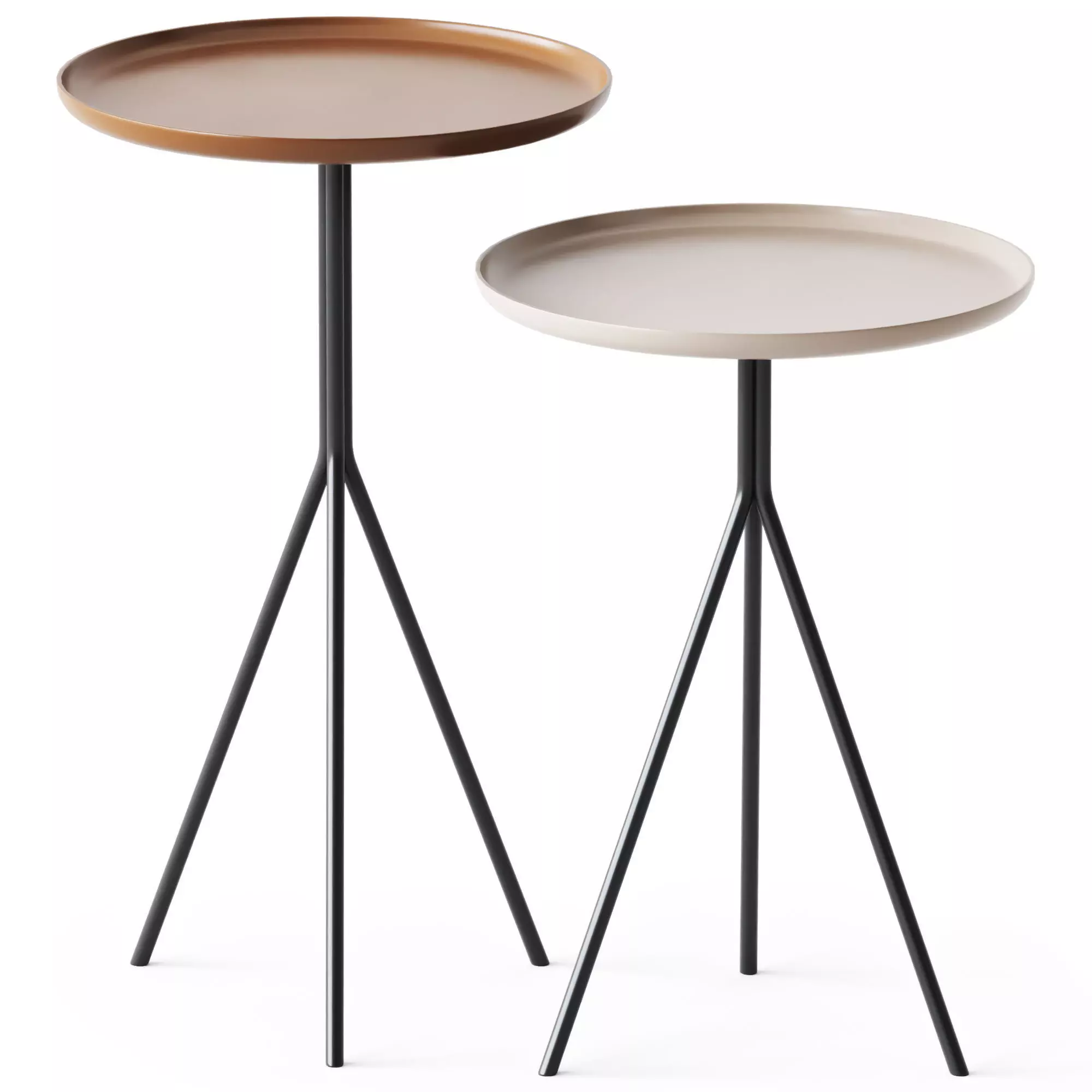 Side Tables 9350 Him and Her by Vibieffe 3D model_0