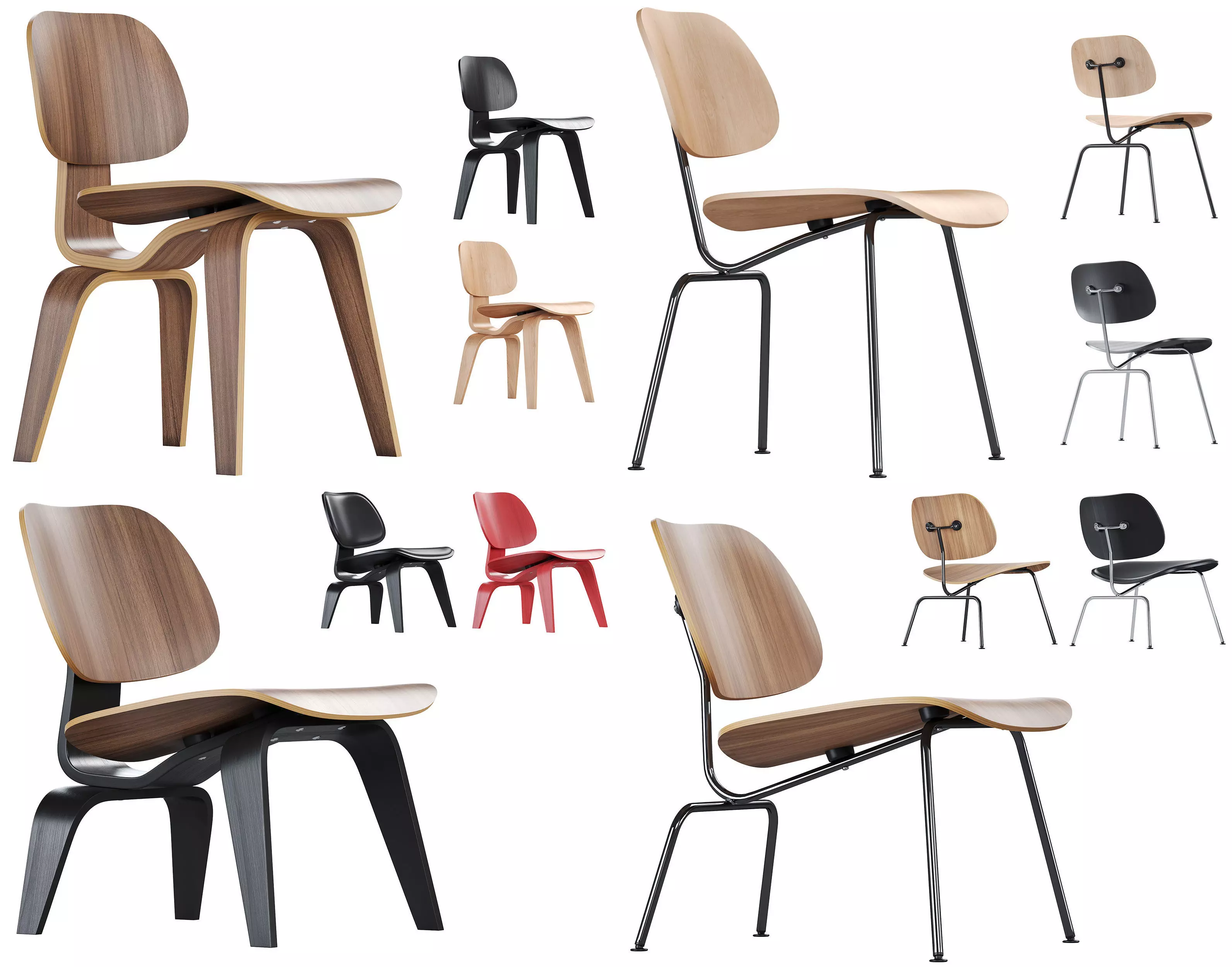 Vitra Plywood Chairs Collection _0