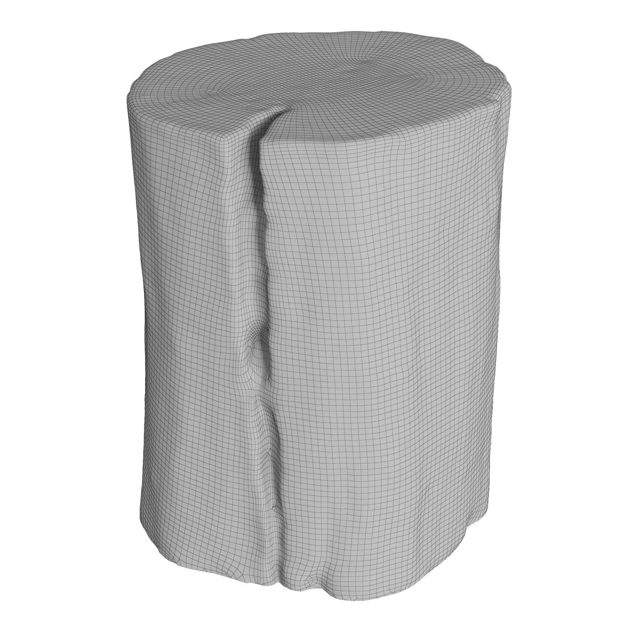 tree trunk 5 Low-poly 3D model_4