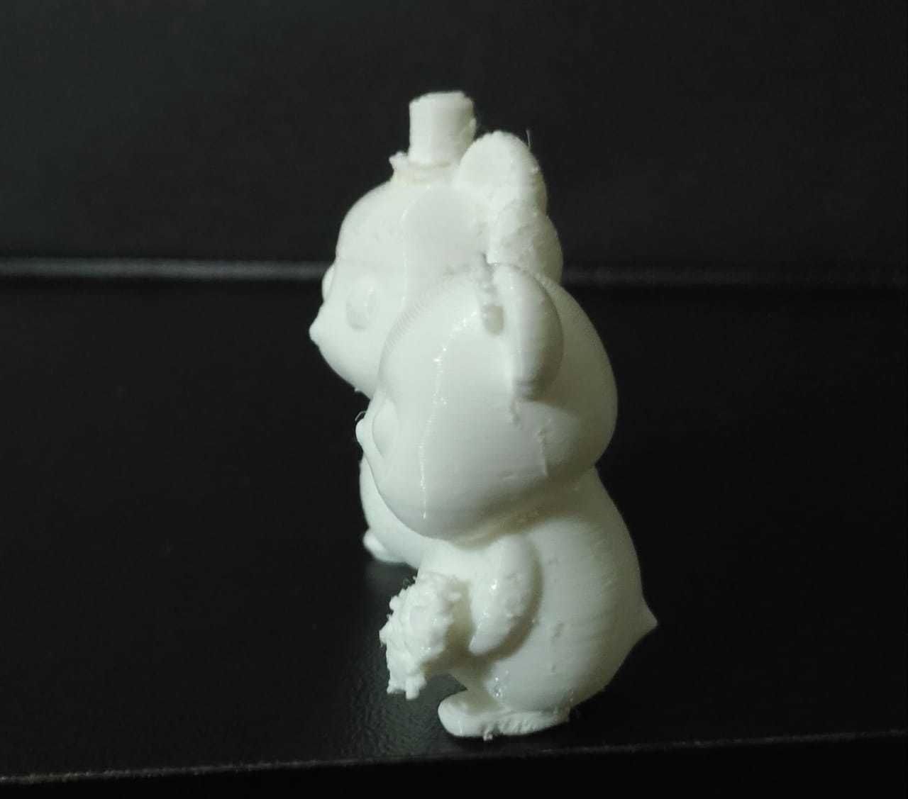 Hamster Couple Wedding Cake Topper 3D print model_8