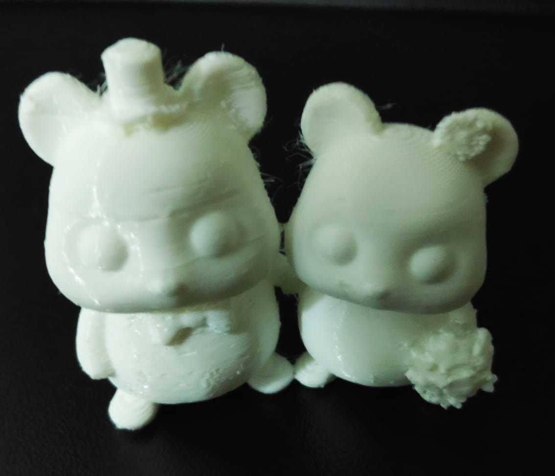 Hamster Couple Wedding Cake Topper 3D print model_9