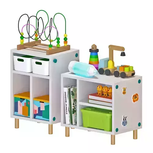 SMUSSLA Bedside tableshelf unit 3D model
