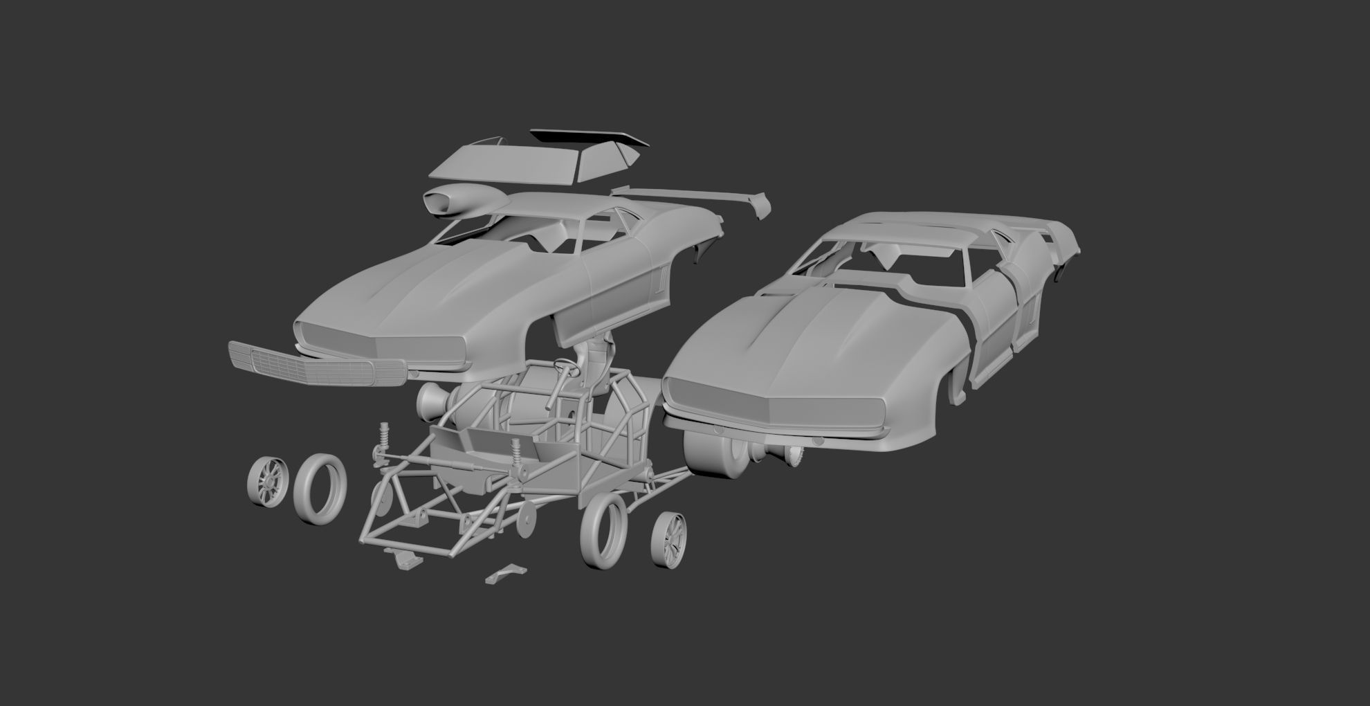 Chevrolet Camaro PRO MOD RACE CAR 3D print model_9