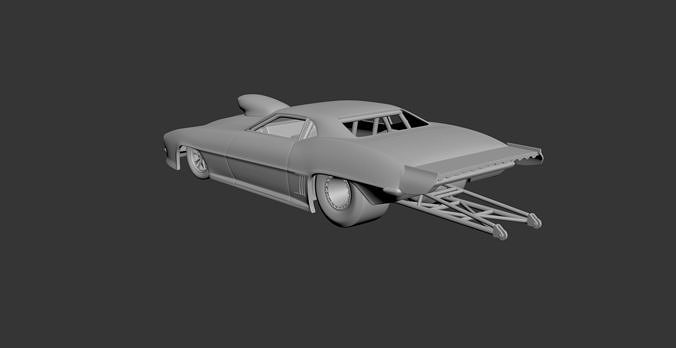 Chevrolet Camaro PRO MOD RACE CAR 3D print model 3