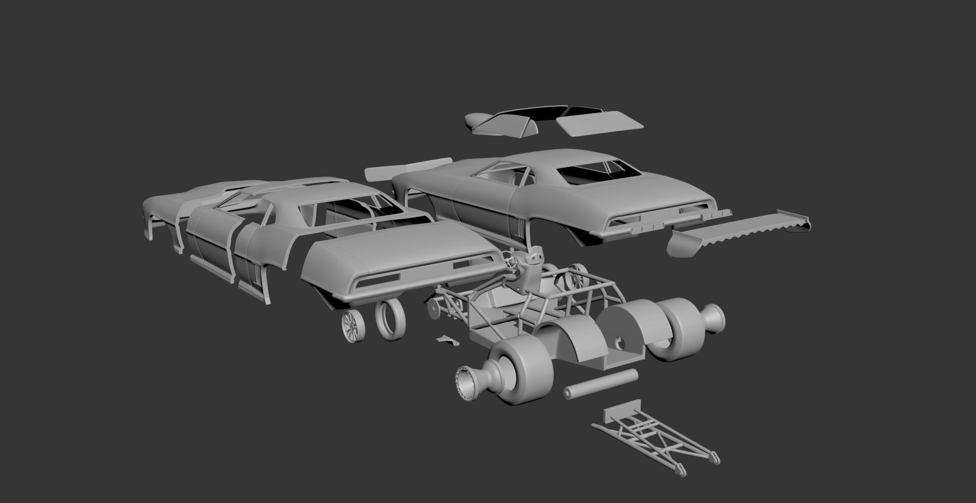 Chevrolet Camaro PRO MOD RACE CAR 3D print model_10