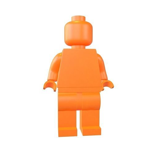 Lego Mini Figure v1 007 3D model
