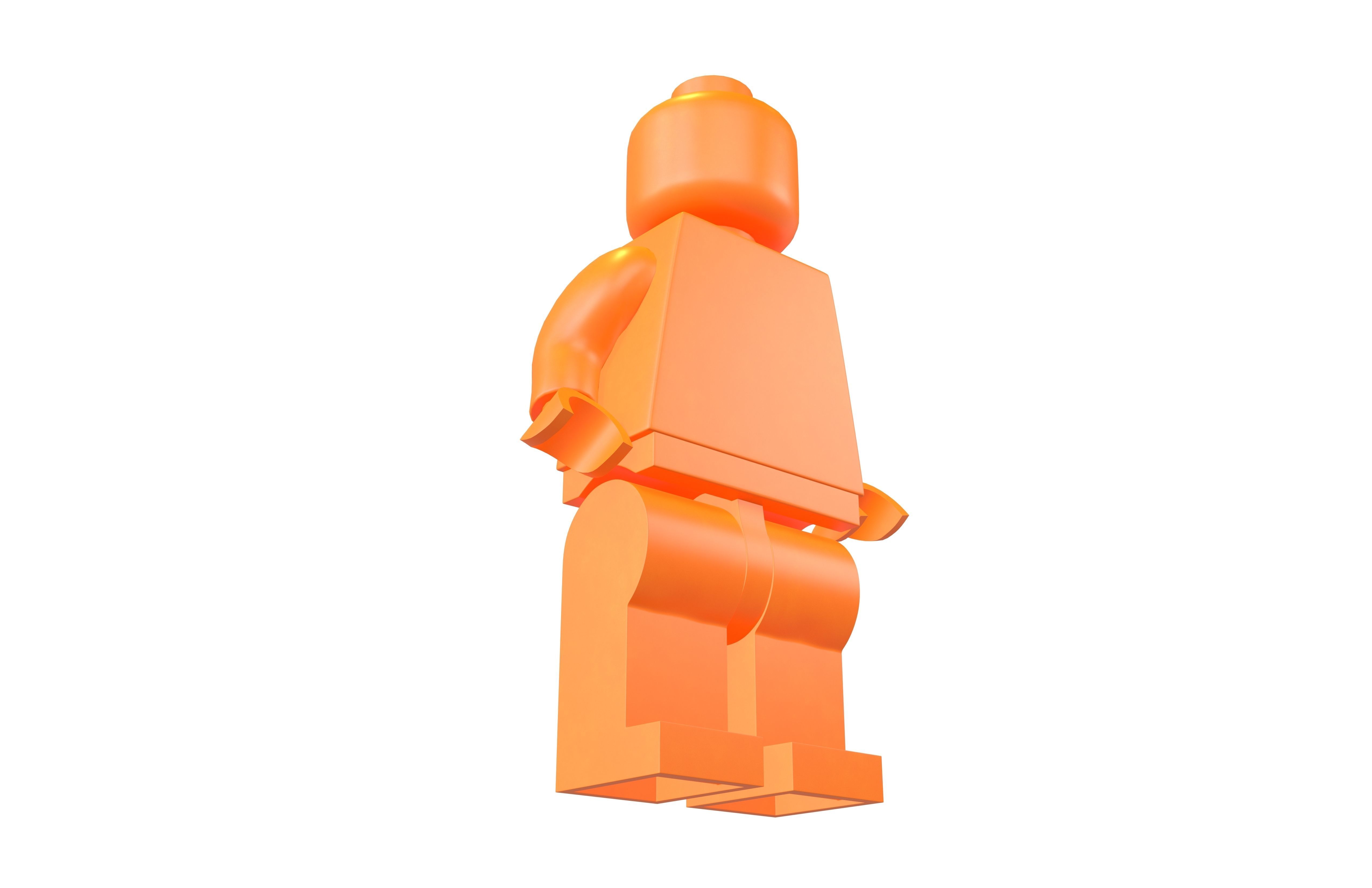 Lego Mini Figure v1 007 3D model_3