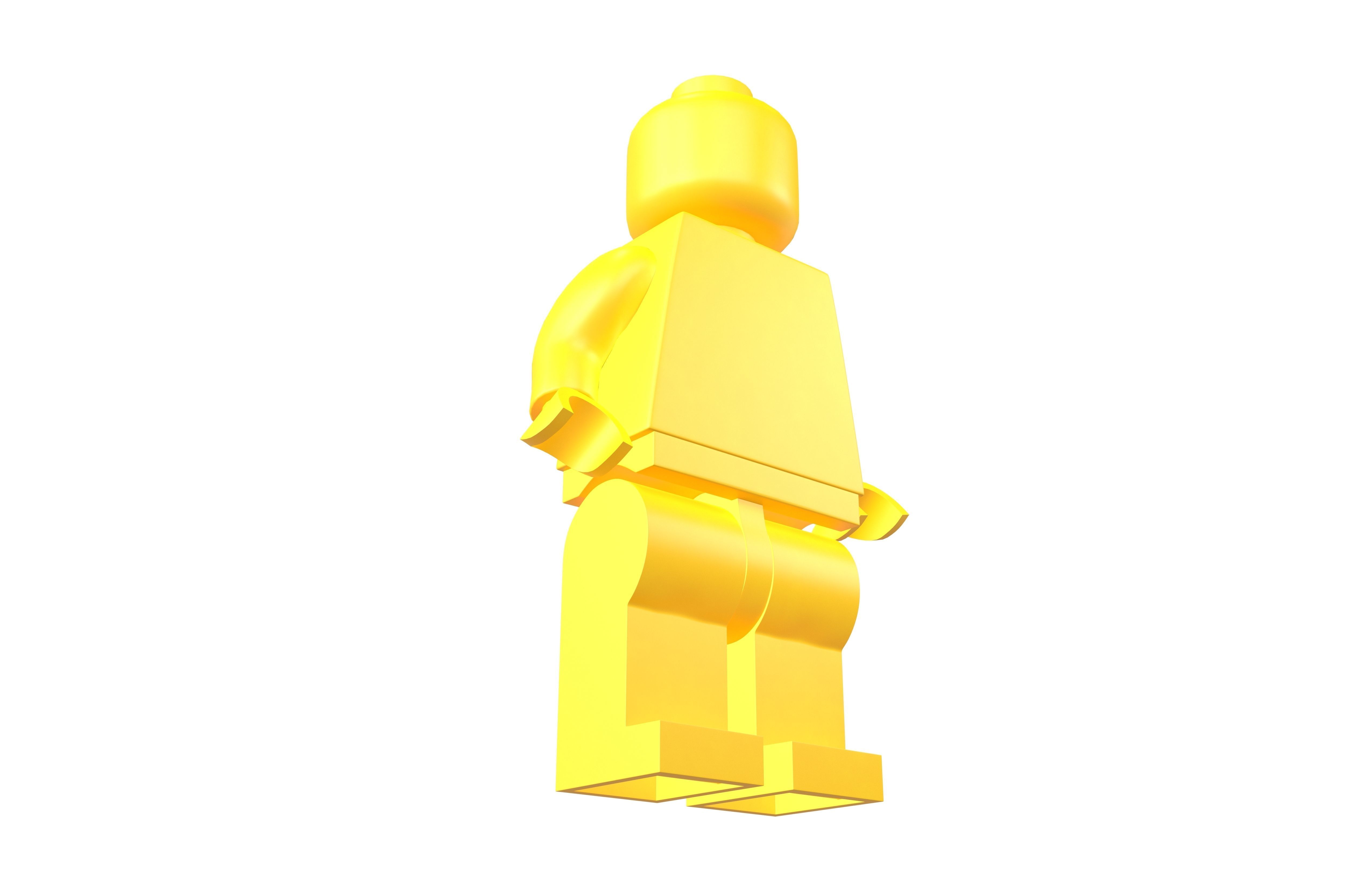 Lego Mini Figure v1 008 3D model_3
