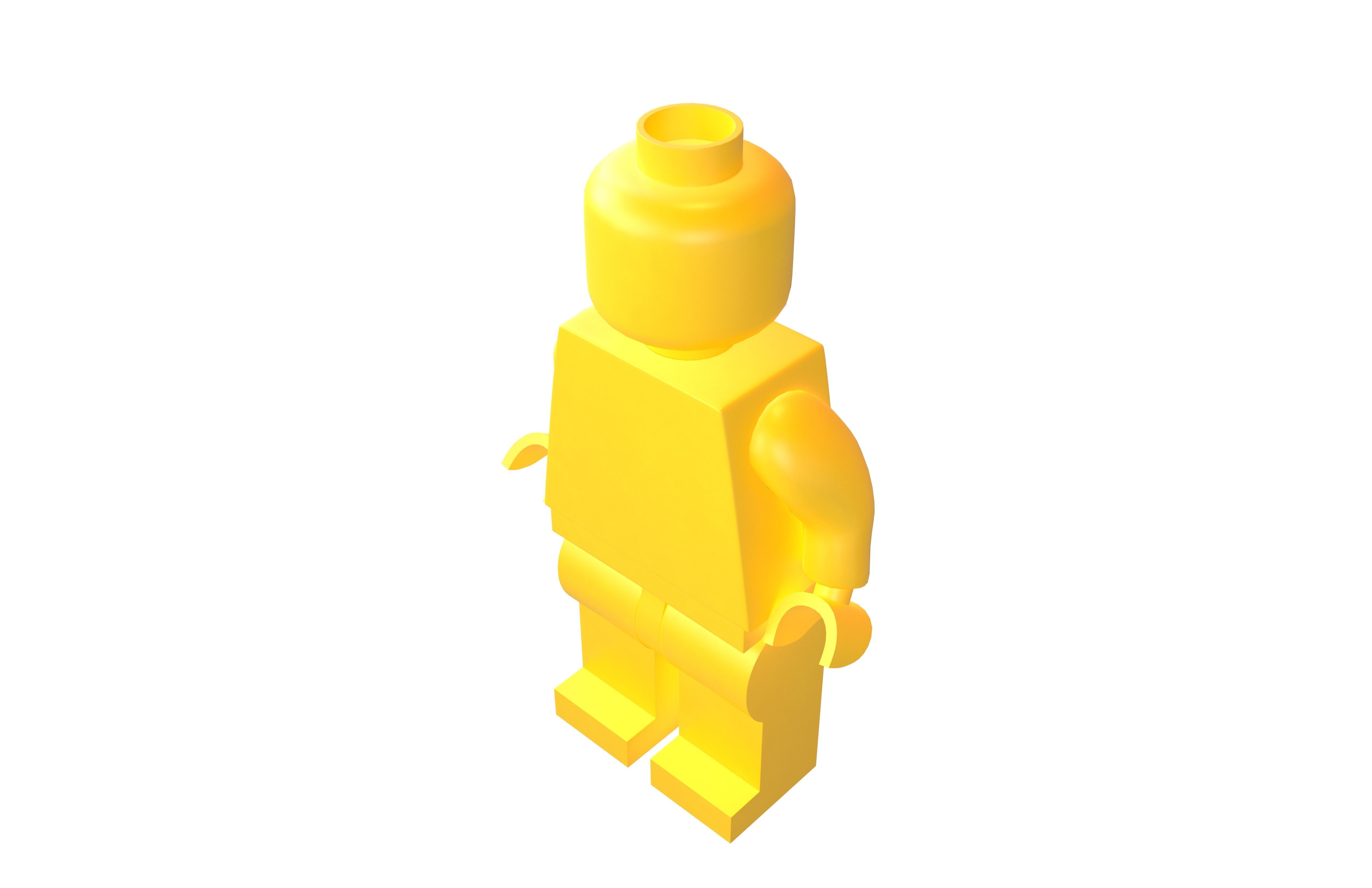 Lego Mini Figure v1 008 3D model_1