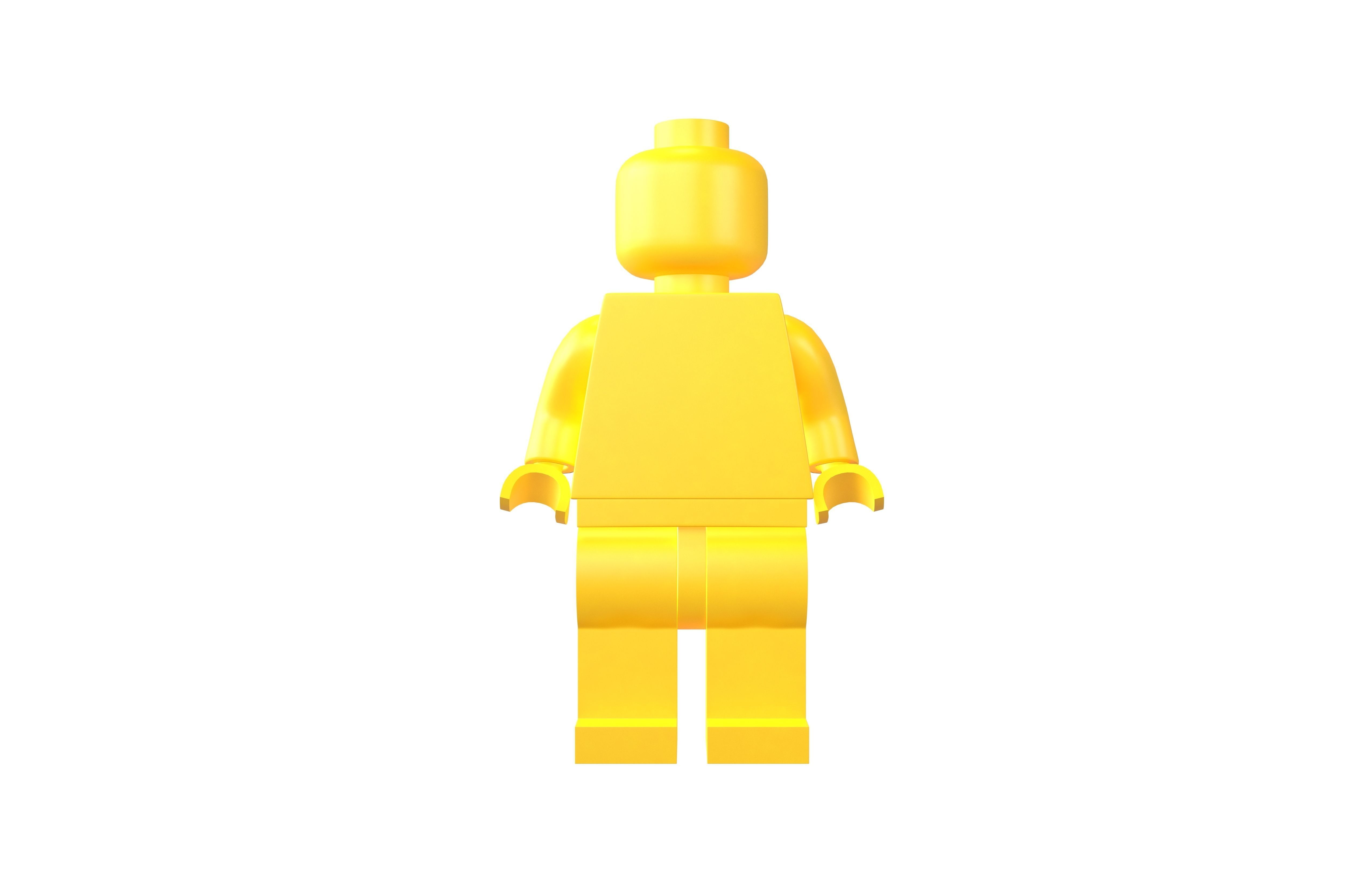 Lego Mini Figure v1 008 3D model_2