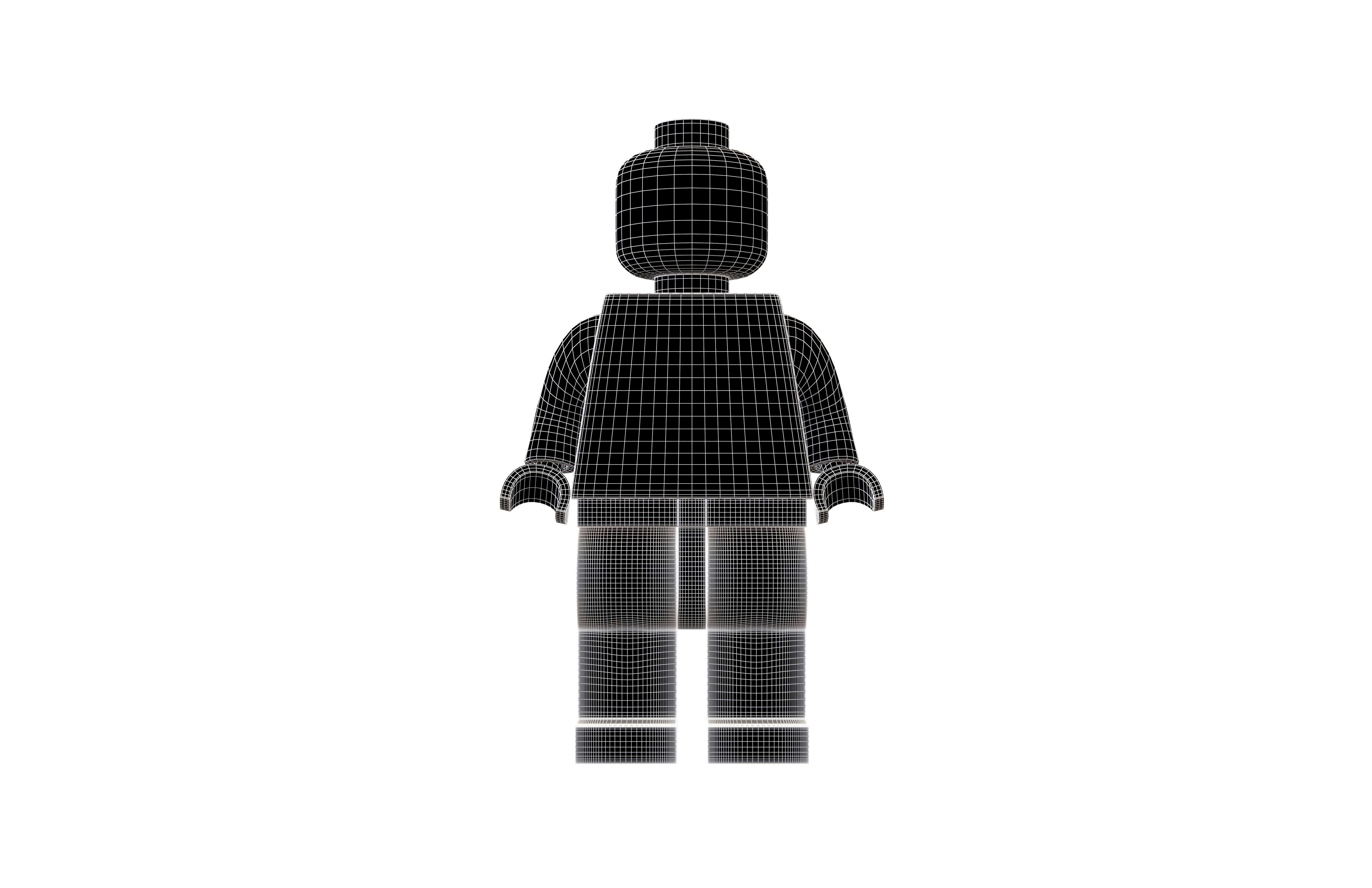 Lego Mini Figure v1 009 3D model_5