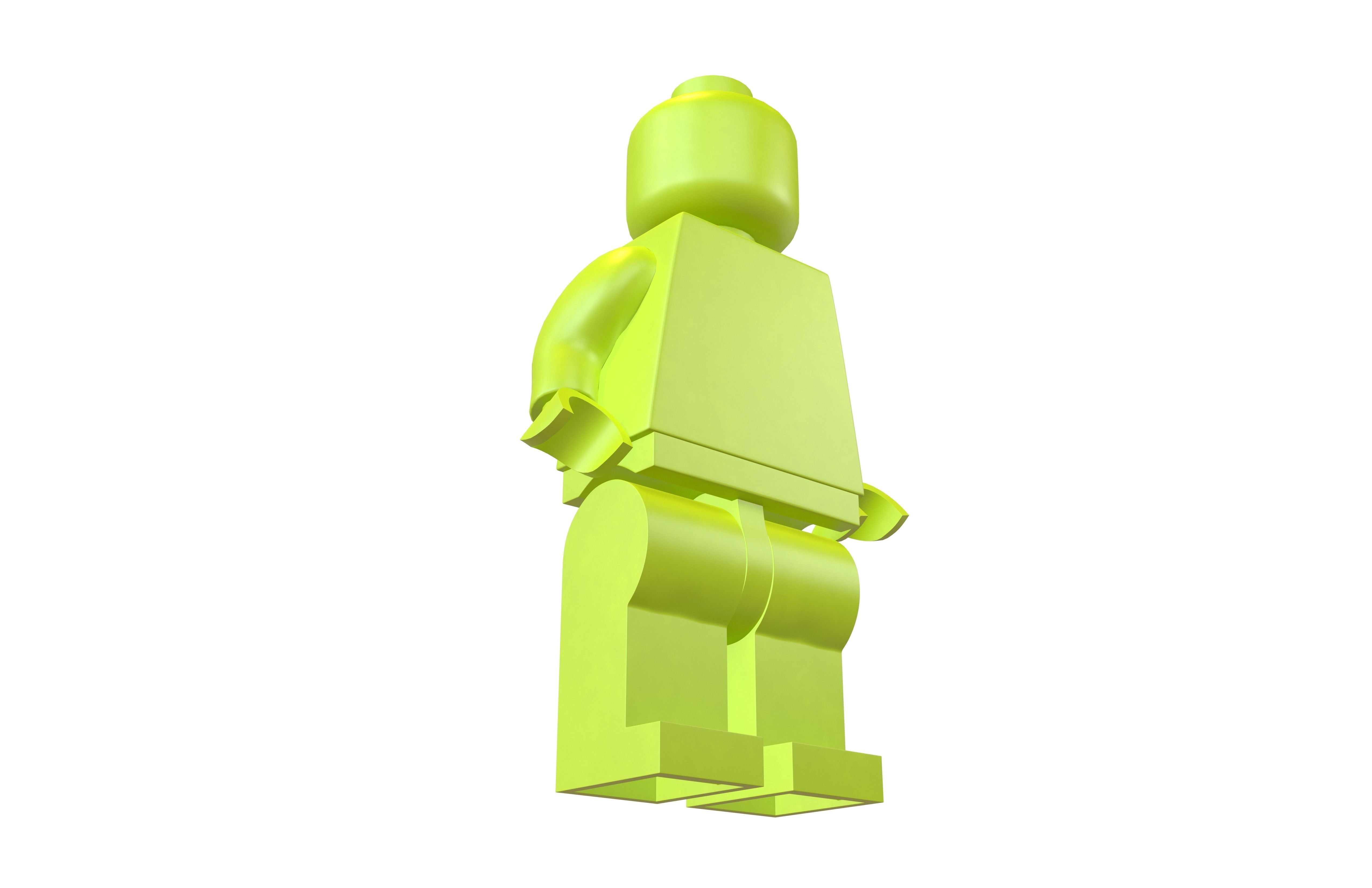 Lego Mini Figure v1 009 3D model_3