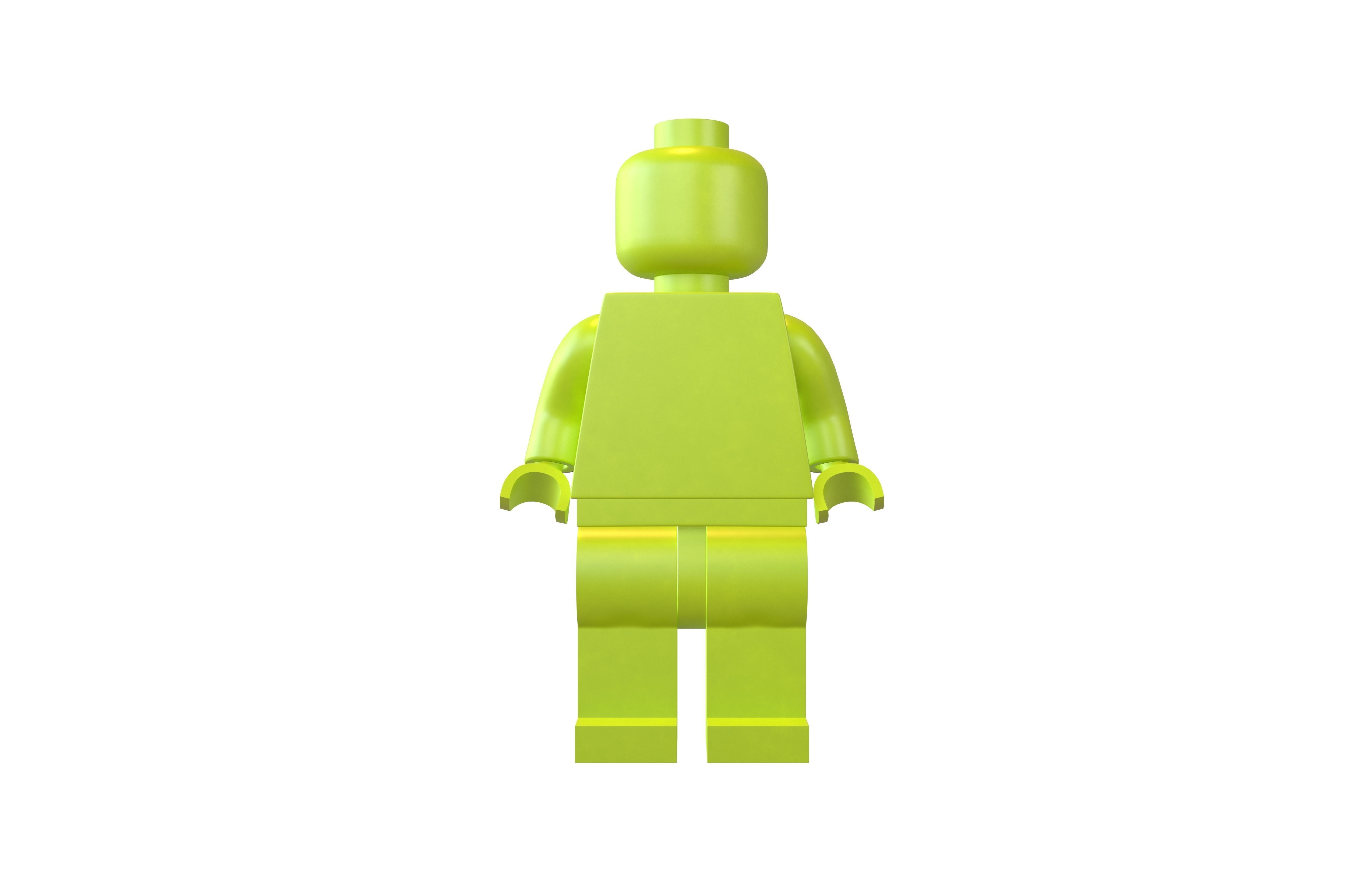 Lego Mini Figure v1 009 3D model_1