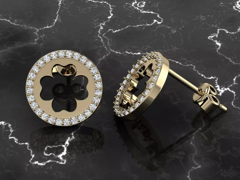 Jewelry Earring 3D print model