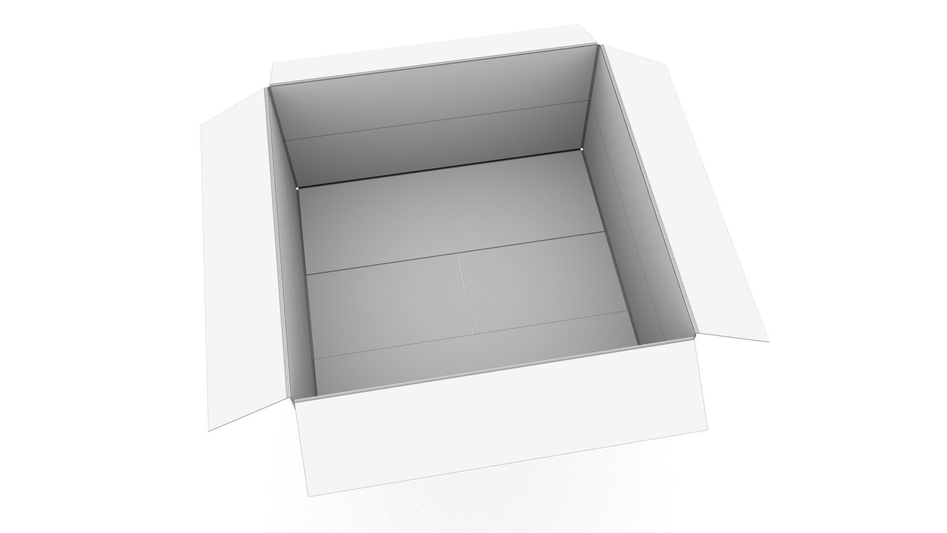 Cardboard box 20 3D model_11