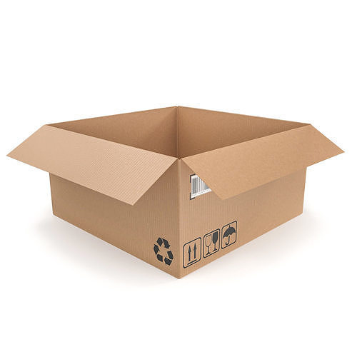 Cardboard box 20 3D model