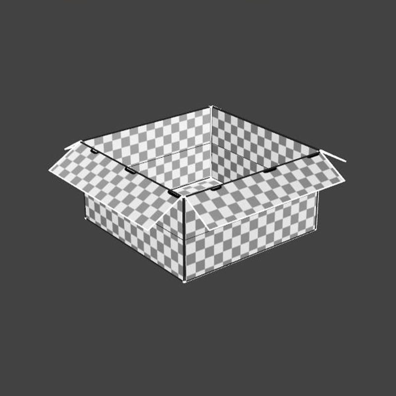 Cardboard box 20 3D model_16