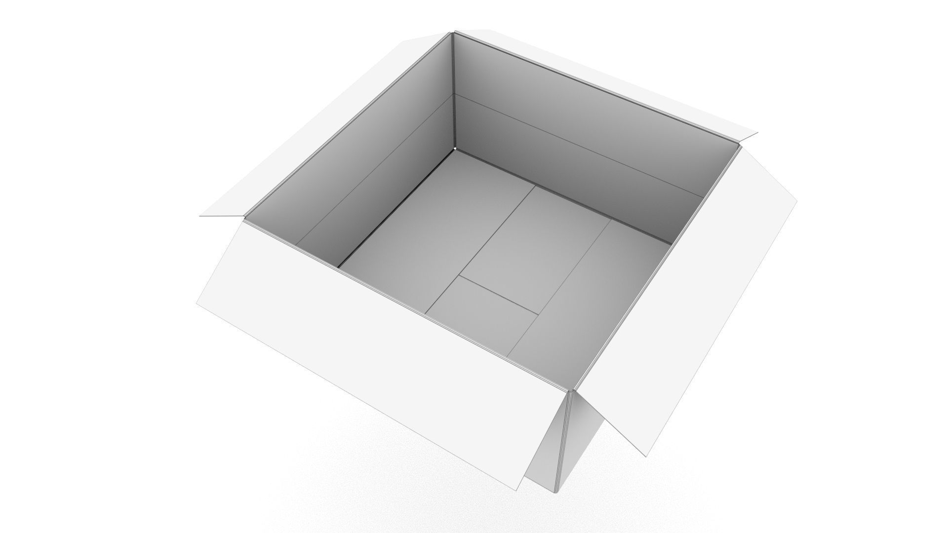 Cardboard box 20 3D model_10
