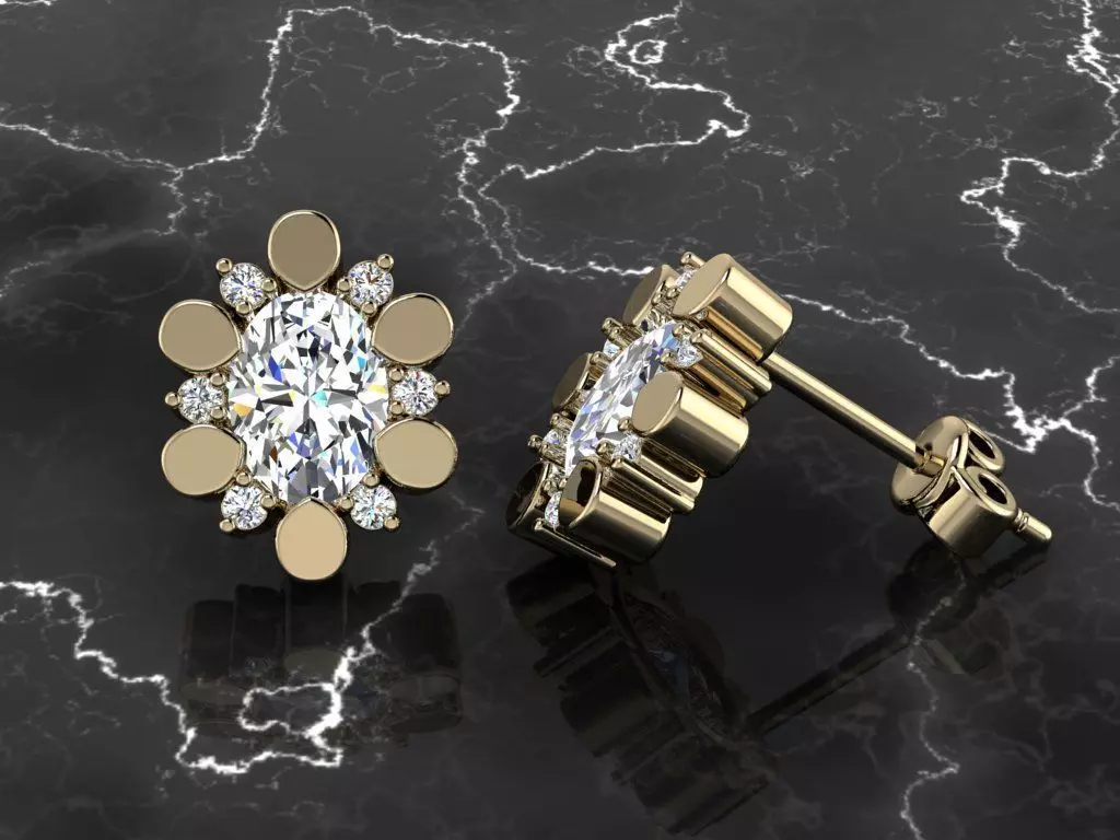 Jewelry Earring 3D print model