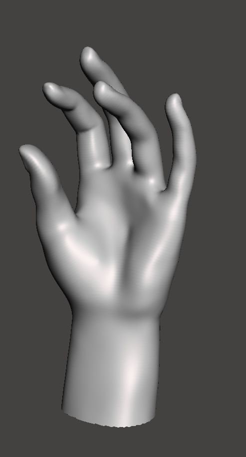 hand sculpture or display 3D print model_1