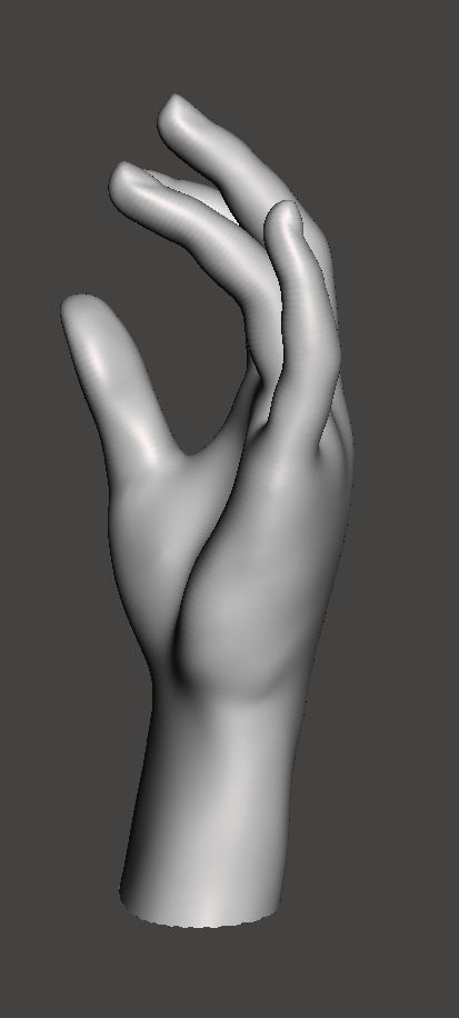 hand sculpture or display 3D print model_2