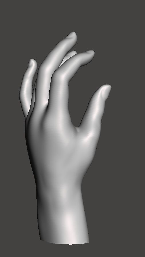 hand sculpture or display 3D print model_4