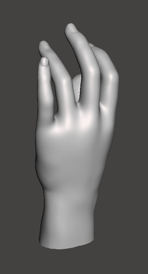 hand sculpture or display 3D print model_3