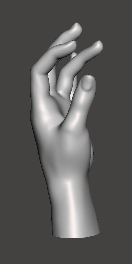 hand sculpture or display 3D print model_5