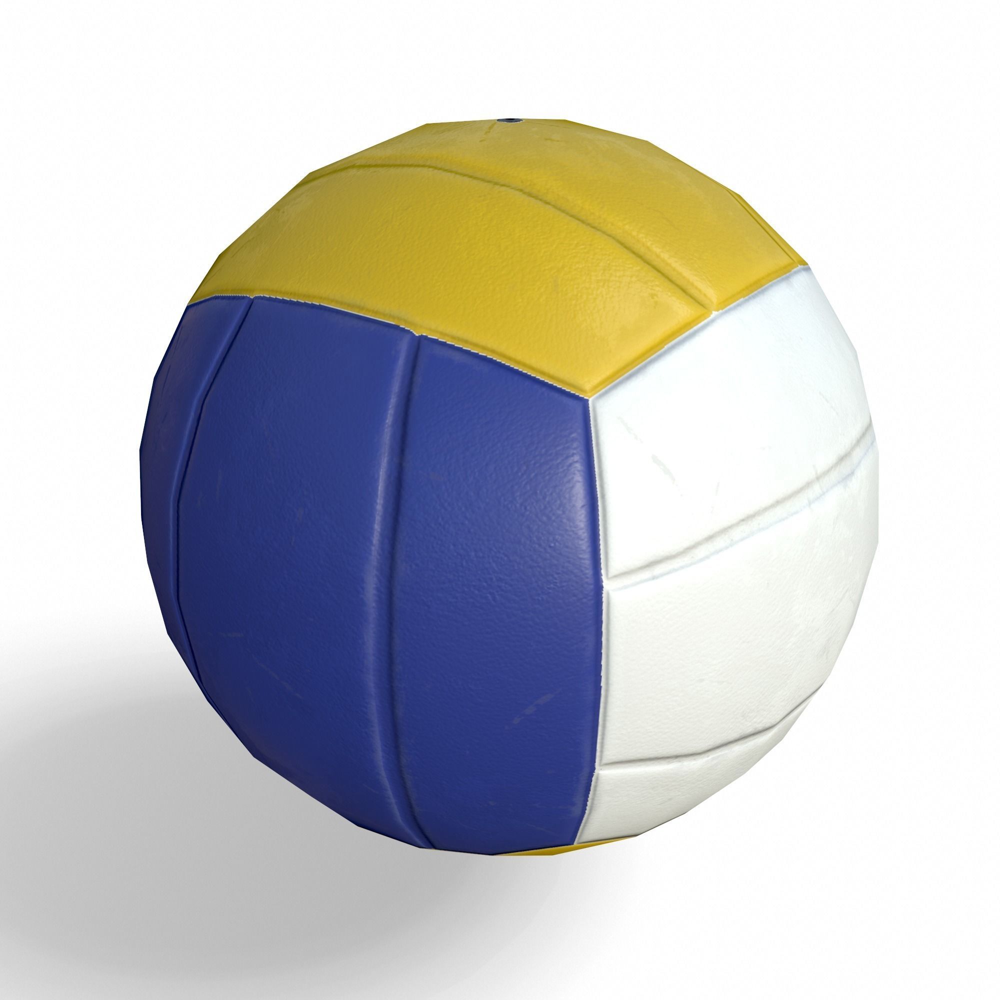 BeachVoleyball Low Poly PBR Model volleyball ball 3D model_13