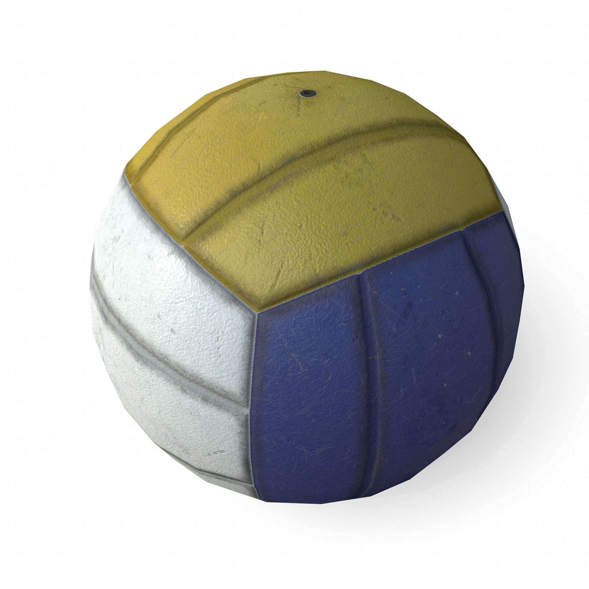 BeachVoleyball Low Poly PBR Model volleyball ball 3D model_3