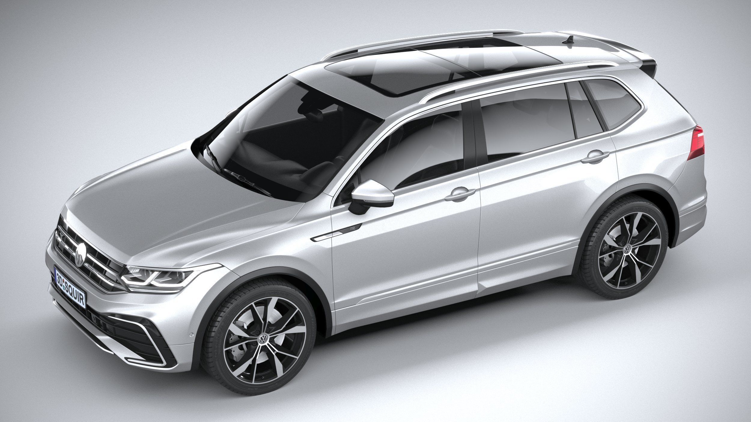 Volkswagen Tiguan R-Line Allspace 2022 3D model_7