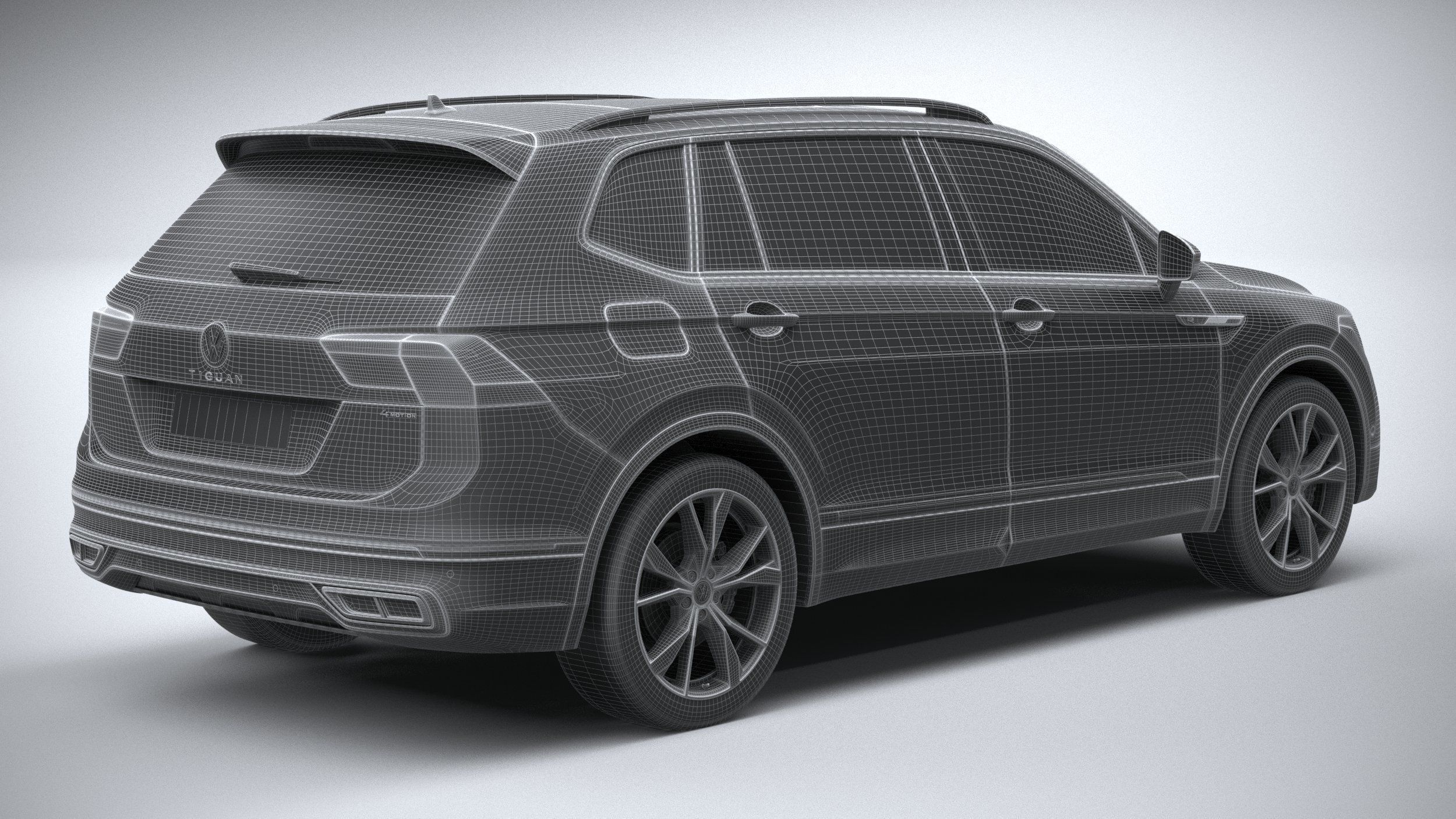 Volkswagen Tiguan R-Line Allspace 2022 3D model_27