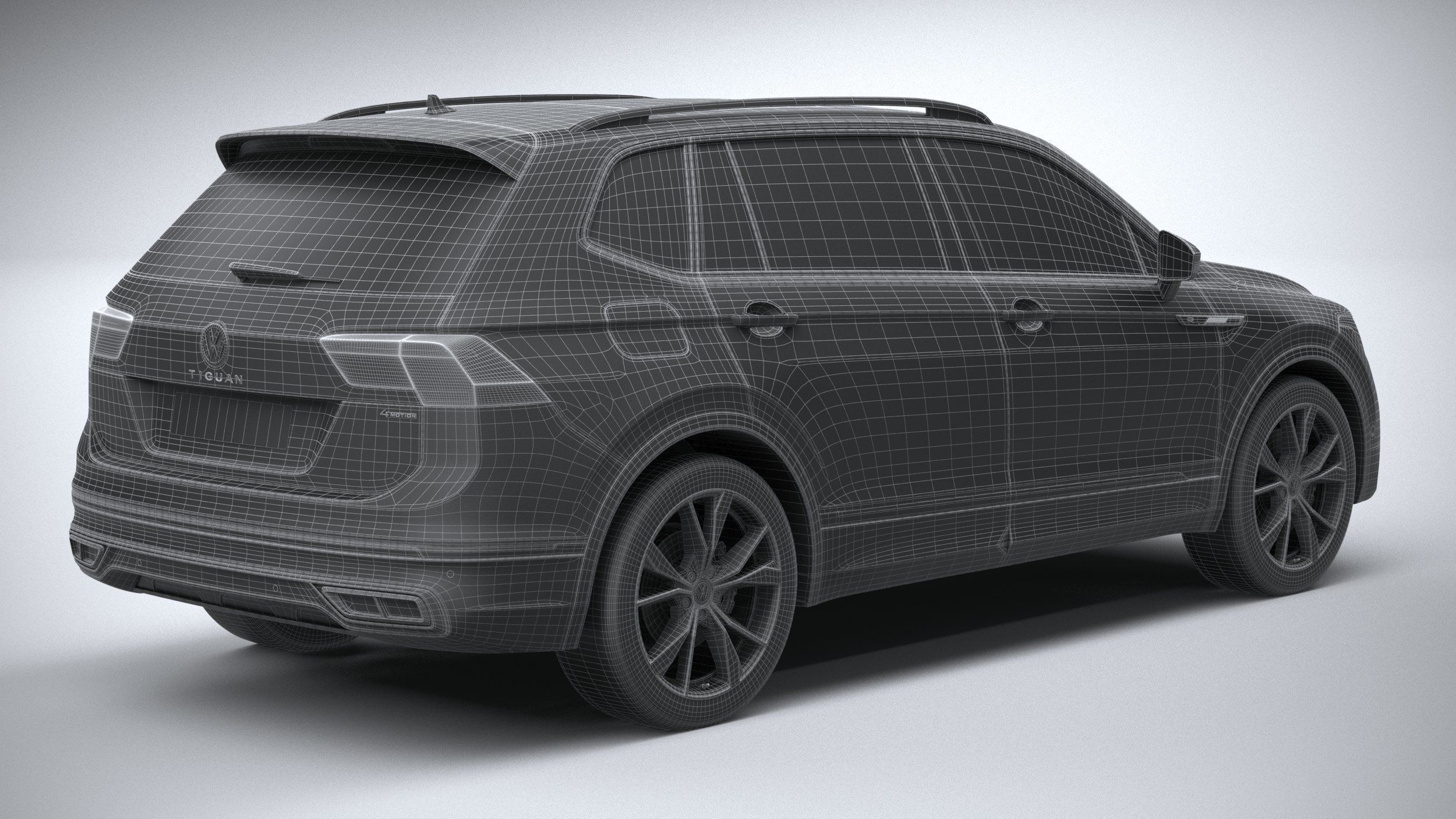Volkswagen Tiguan R-Line Allspace 2022 3D model_29