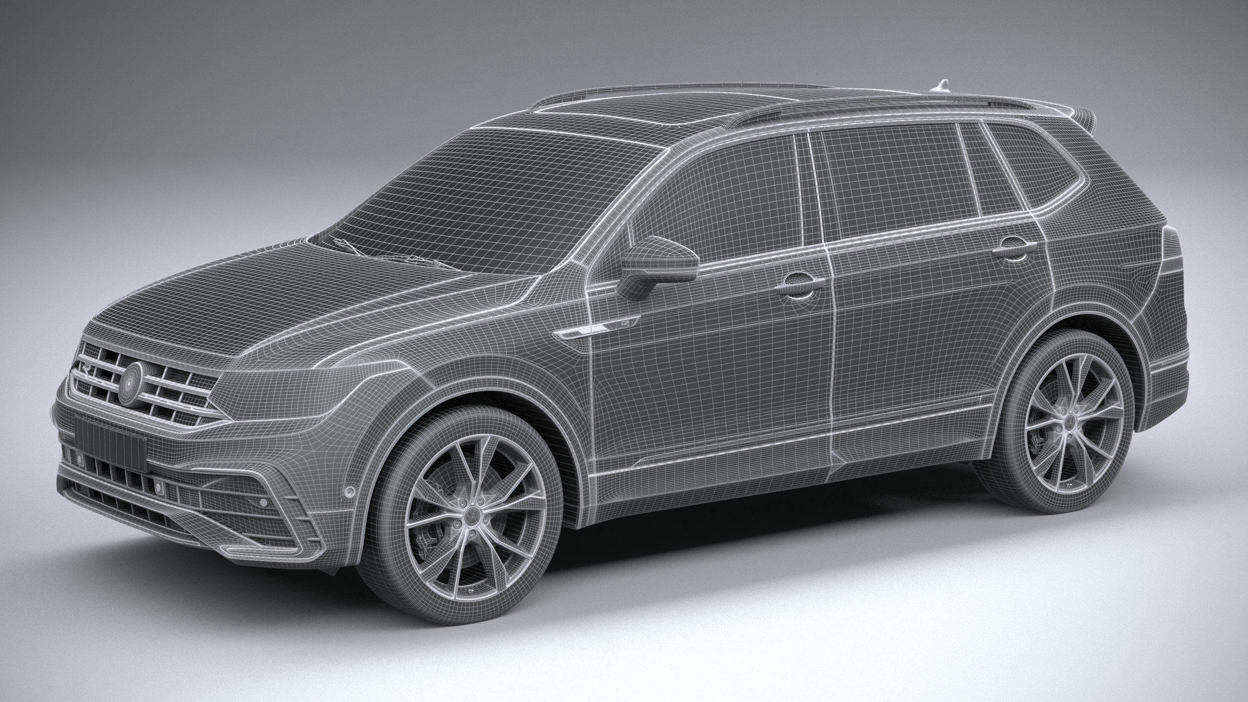 Volkswagen Tiguan R-Line Allspace 2022 3D model_26