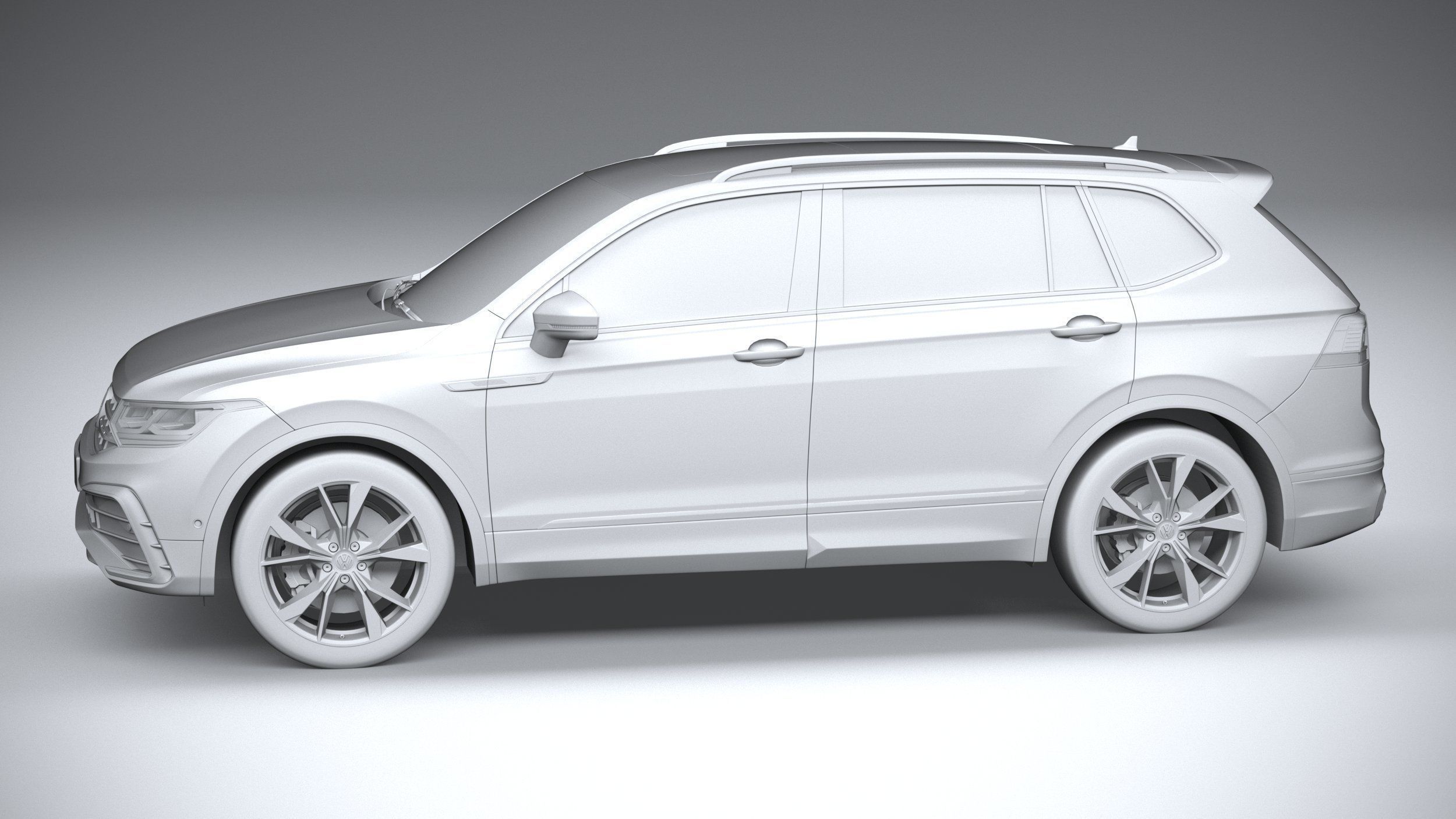 Volkswagen Tiguan R-Line Allspace 2022 3D model_22