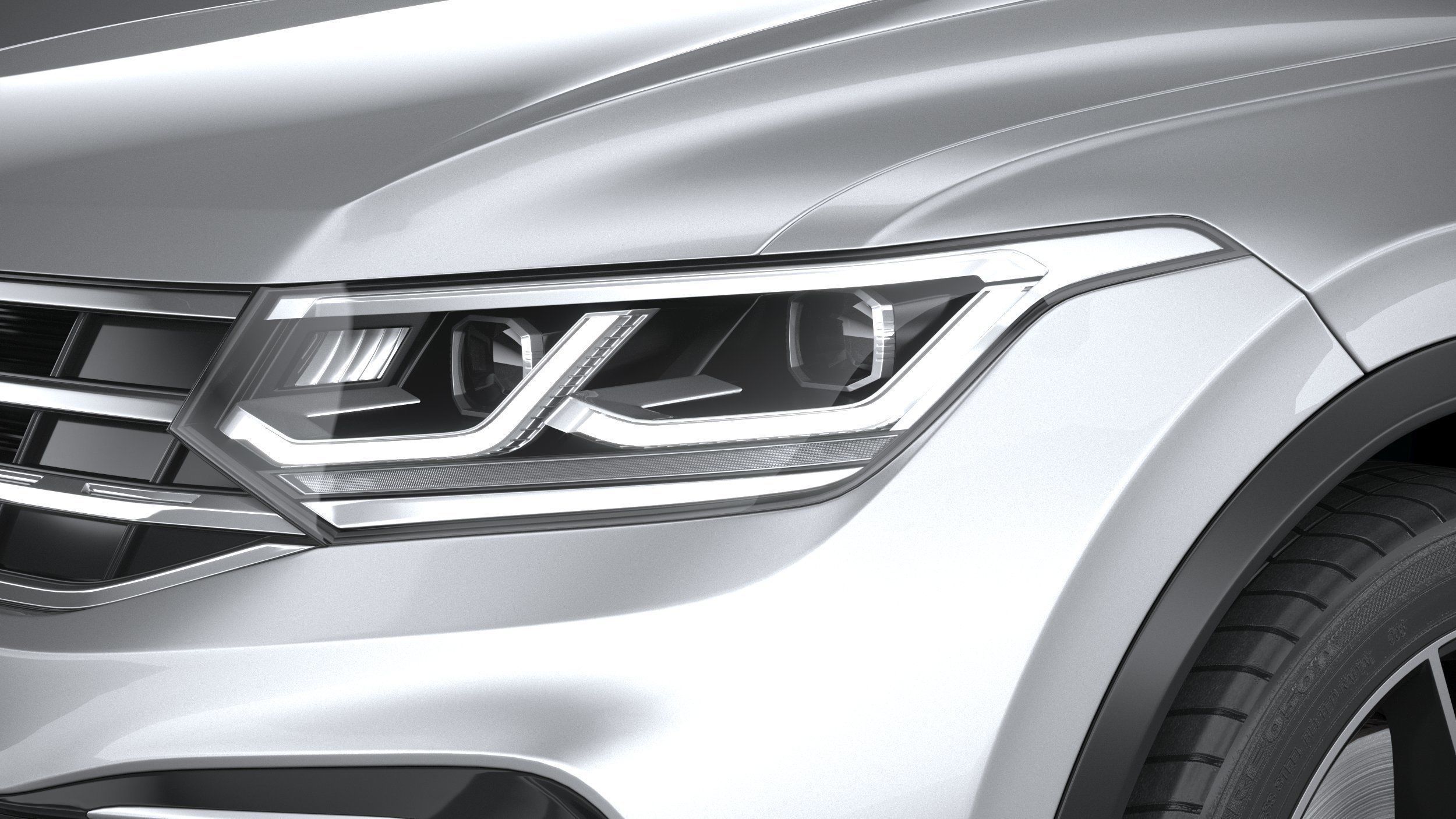 Volkswagen Tiguan R-Line Allspace 2022 3D model_14