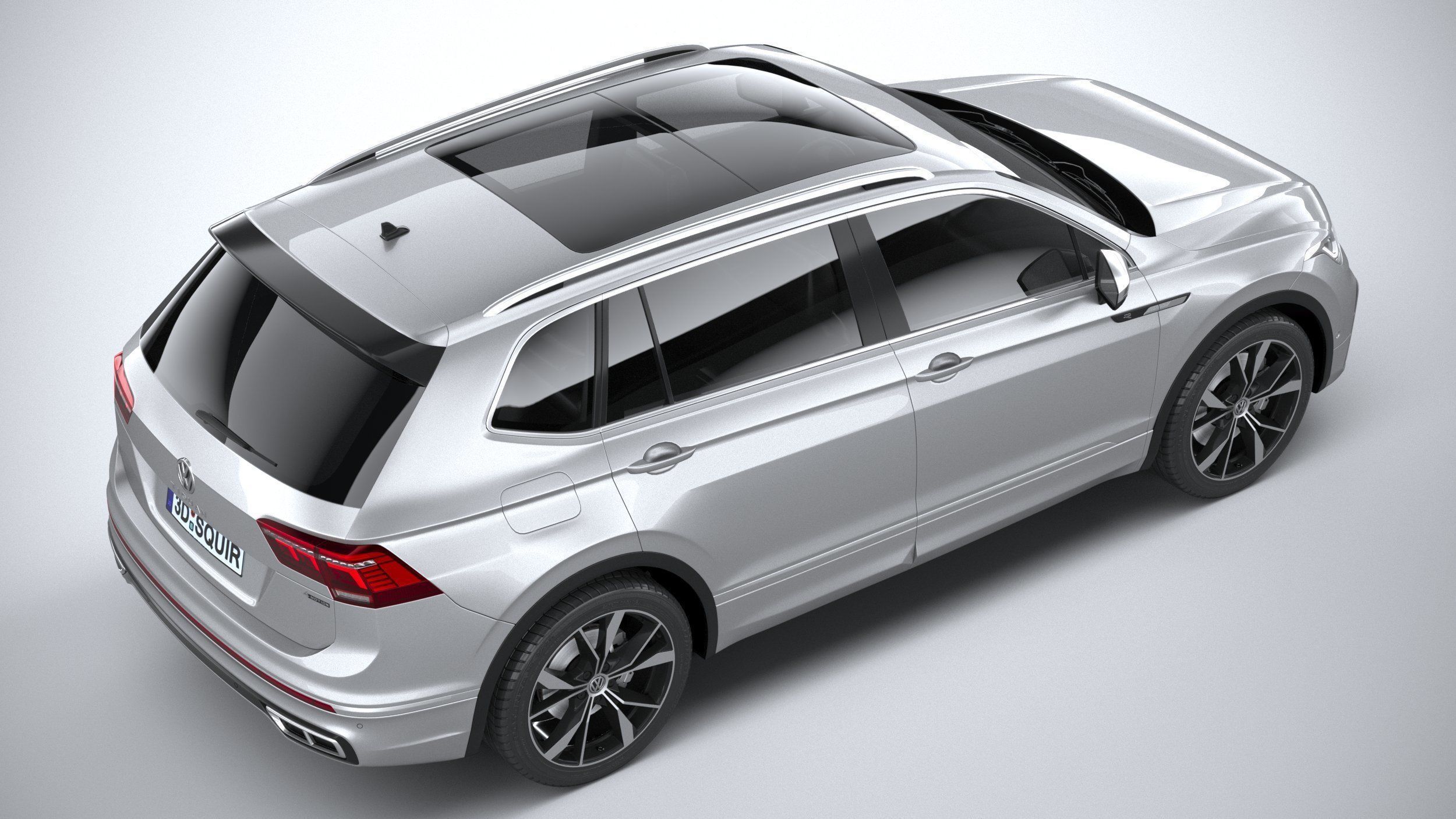 Volkswagen Tiguan R-Line Allspace 2022 3D model_10