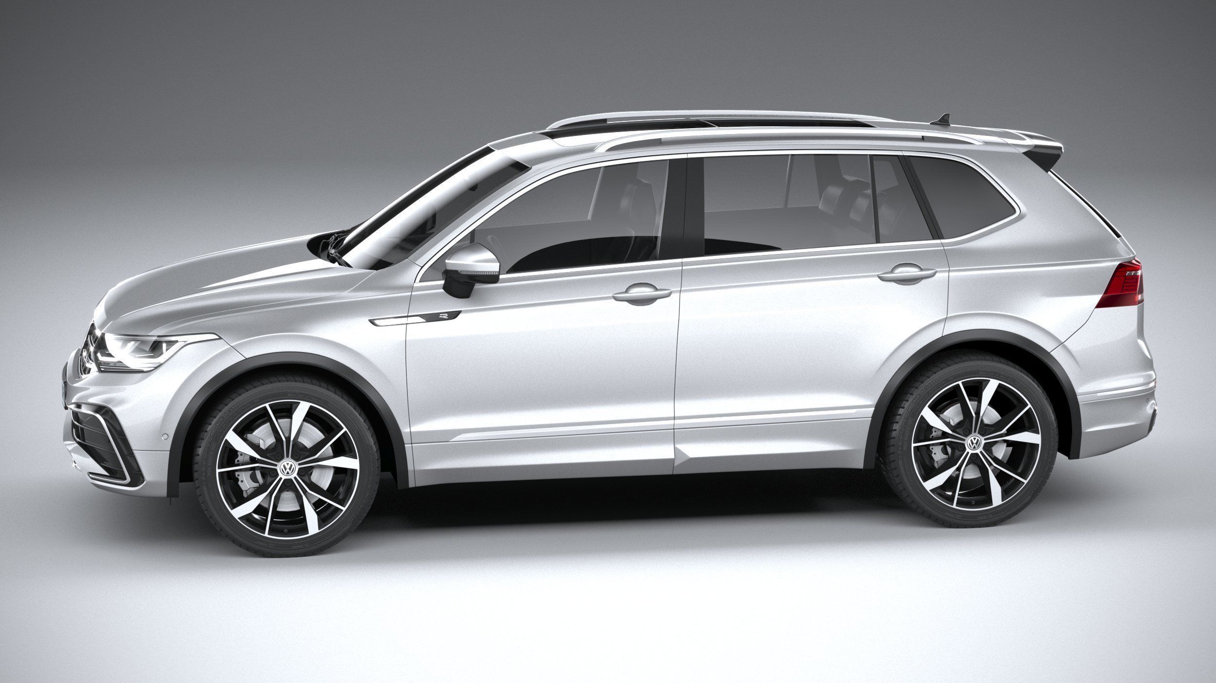 Volkswagen Tiguan R-Line Allspace 2022 3D model_8