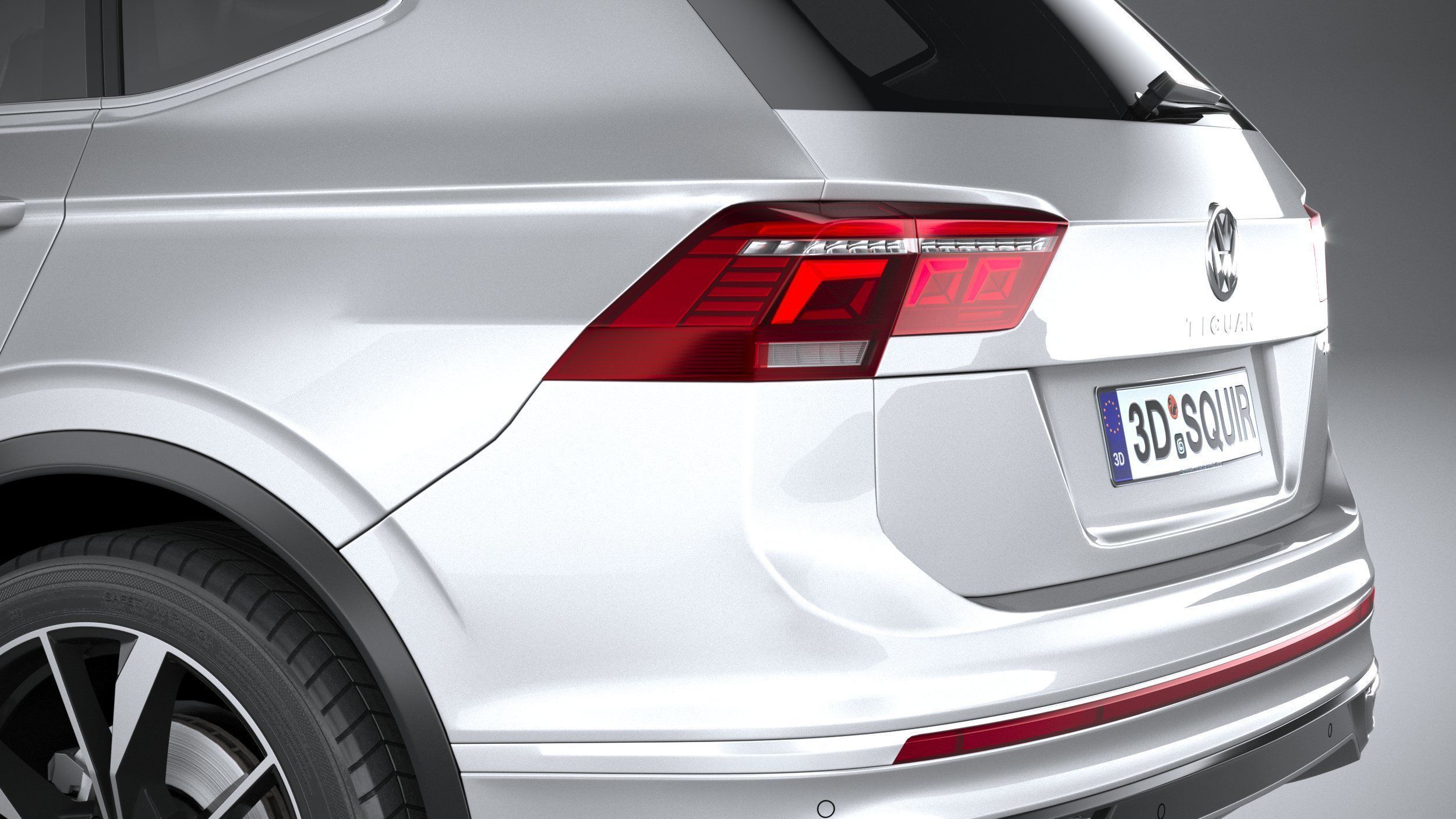 Volkswagen Tiguan R-Line Allspace 2022 3D model_6
