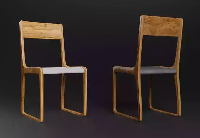 khamila mebel chair Low-poly 3D model