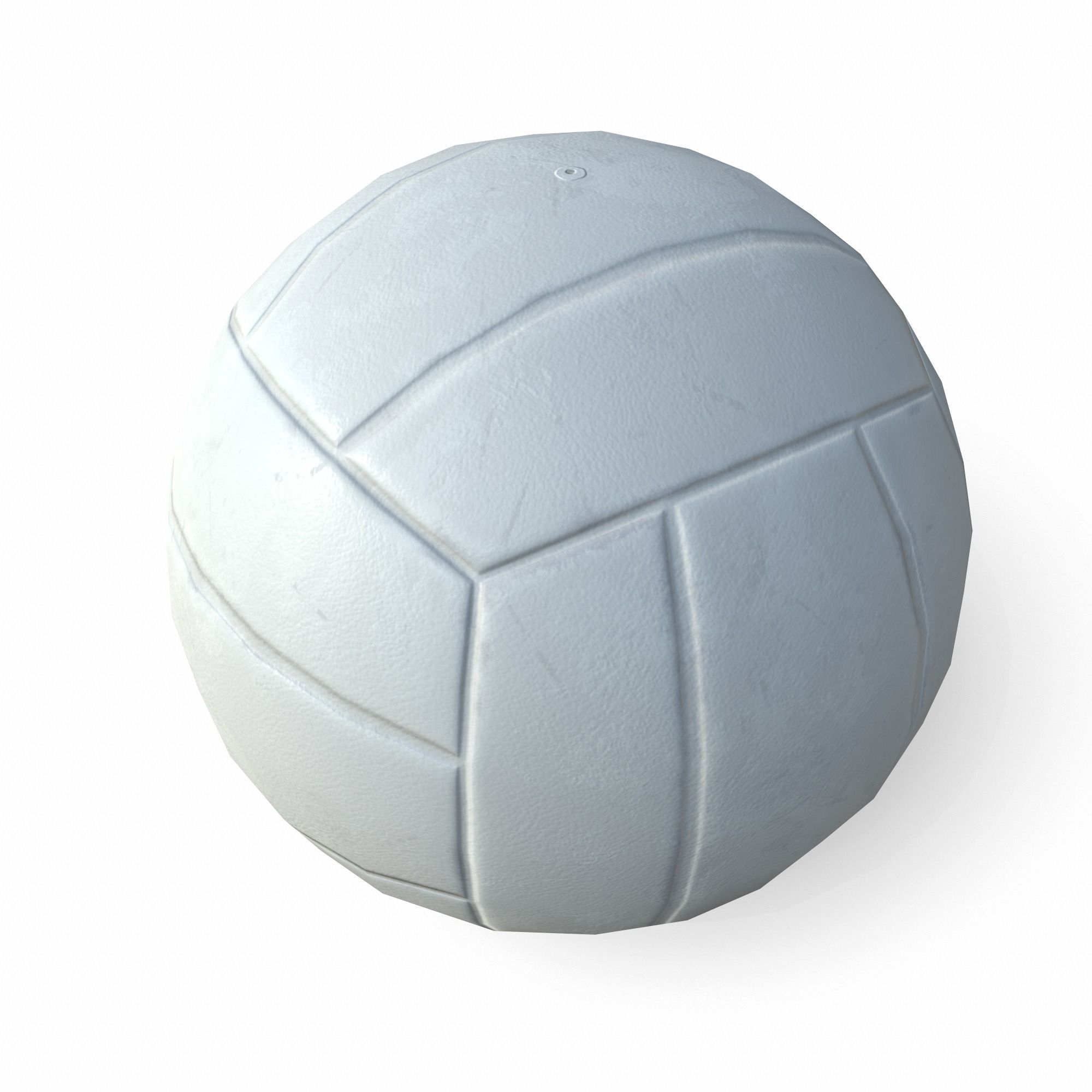 Volleyball Low Poly PBR Model ball 3D model_11