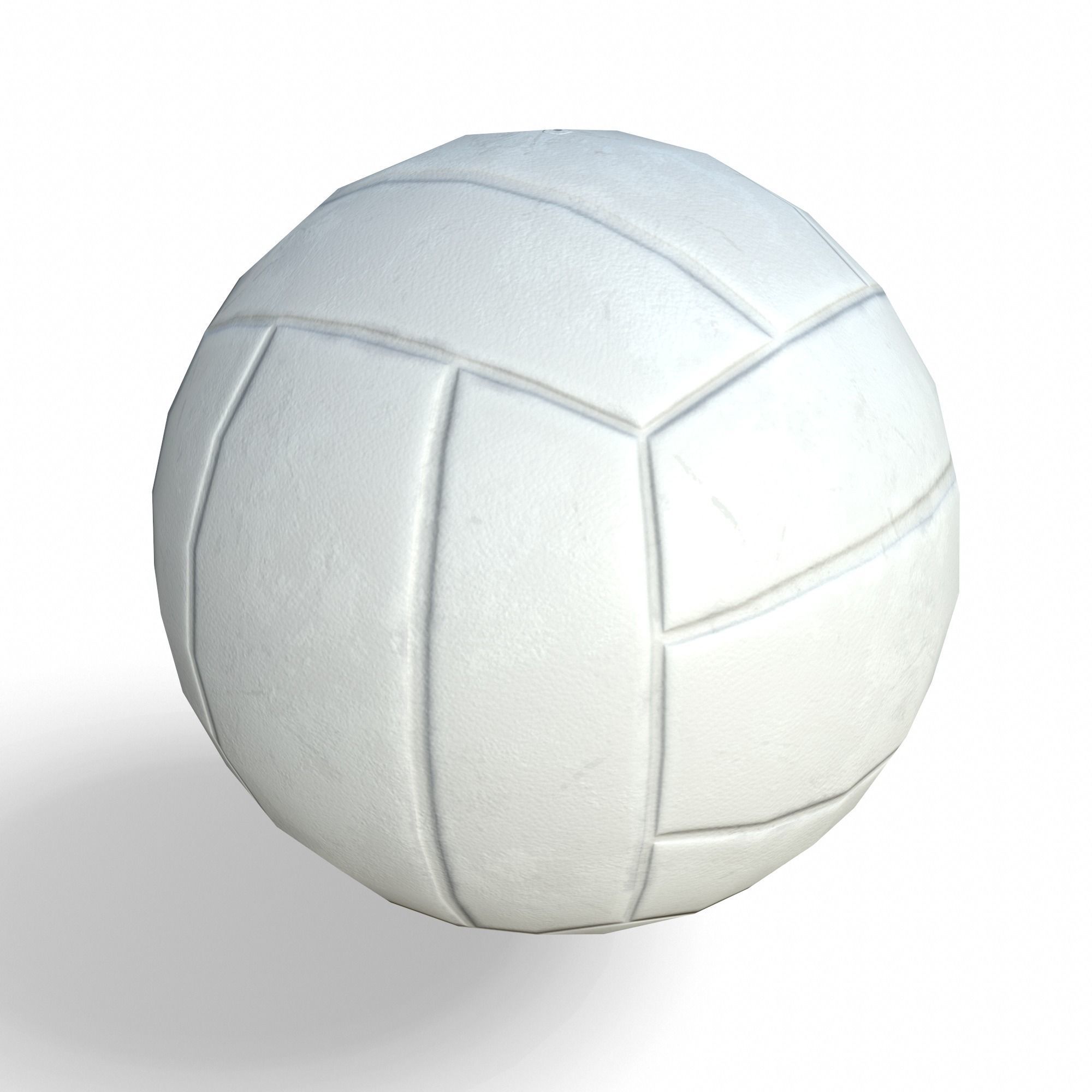 Volleyball Low Poly PBR Model ball 3D model_12