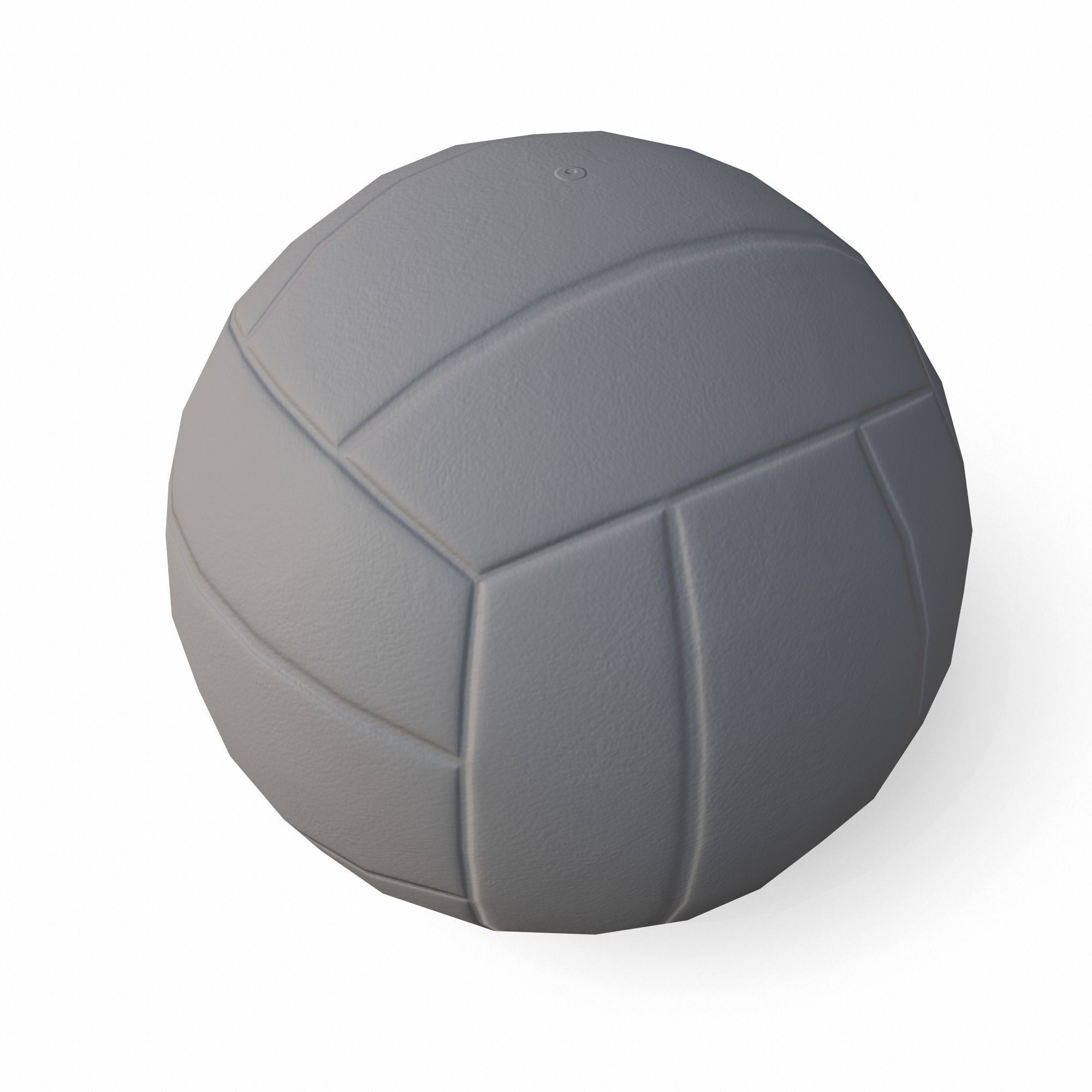 Volleyball Low Poly PBR Model ball 3D model_5