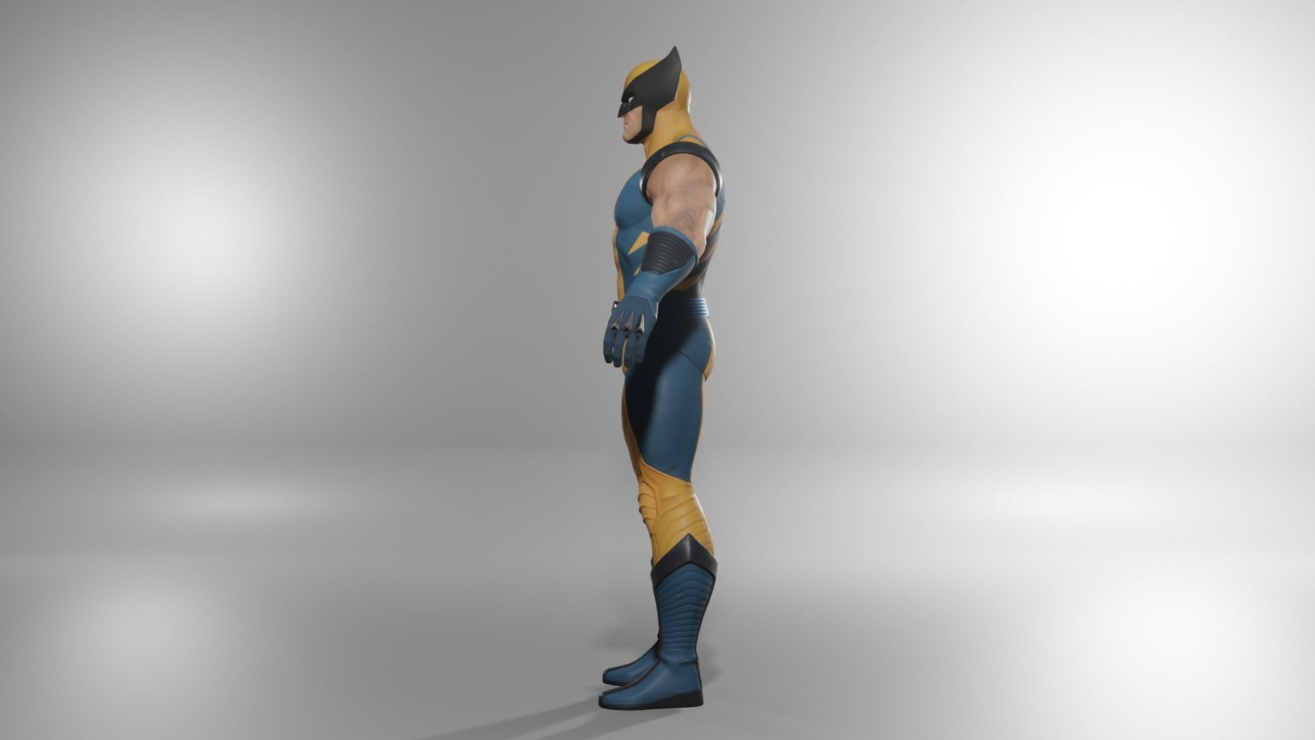 Wolverine Classic 3D model_3